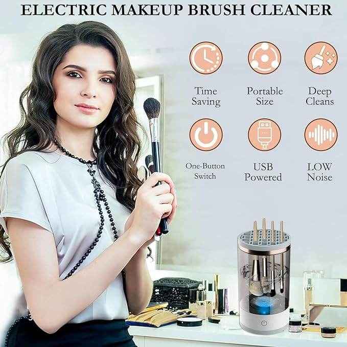 3-in-1 Automatic Electric Makeup Brush Cleaner and Dryer