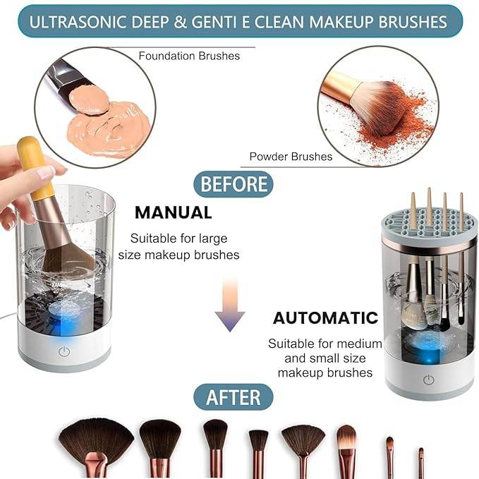 3-in-1 Automatic Electric Makeup Brush Cleaner and Dryer