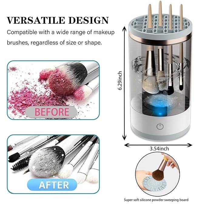 3-in-1 Automatic Electric Makeup Brush Cleaner and Dryer
