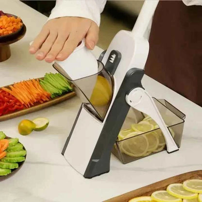 Multifunctional Upright Vegetable Chopper and Mandoline Slicer