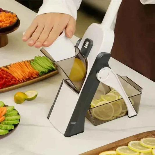Multifunctional Upright Vegetable Chopper and Mandoline Slicer